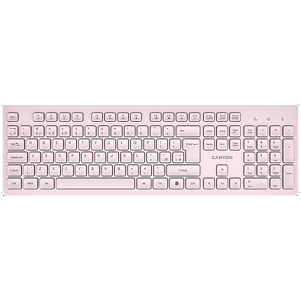 CANYON keyboard HKB-W01 UK/US AAA Wireless Beige