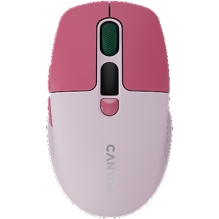 CANYON mouse MW-26 LCD Silent Dual Mode Wireless Pink