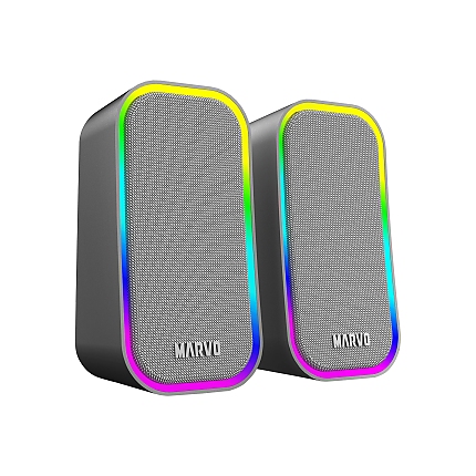 Marvo Тонколони Gaming Speakers 2.0 6W Havoc 20 Grey - MARVO-SG-285-GY
