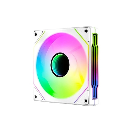 AeroCool вентилатор Fan 120mm Phantom M-3 - Infinity Mirror ARGB - White