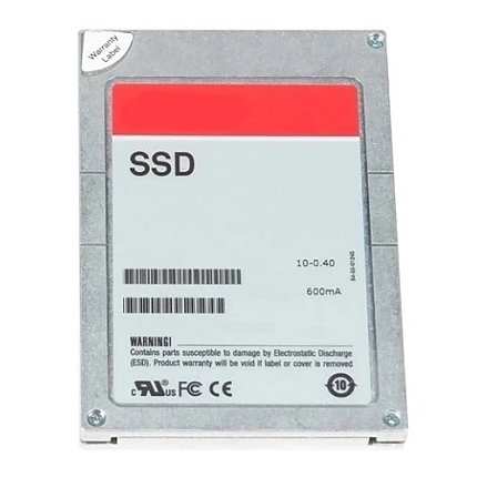 Dell 480GB SSD SATA Read Intensive ISE 6Gbps 512e 2.5in w/3.5in Brkt Cabled CUS Kit