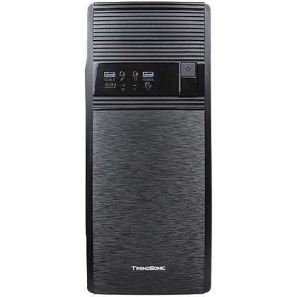 Chassis FC-F56A, ATX, 7 slots, 1 X 5.25", 2 X 3.5" H.D., 2 X 2.5" SSD,2 x USB 3.0, 1 X Type C / 1 x AUDIO /, PSU 550W 12 sm, 20+4pin,, Black