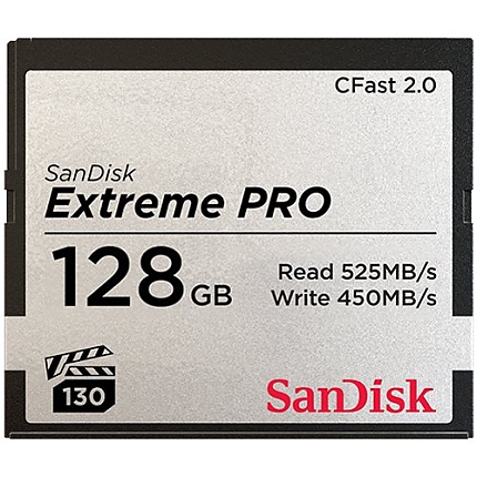 SanDisk Extreme PRO CFAST 2.0 128GB 525MB/s VPG130