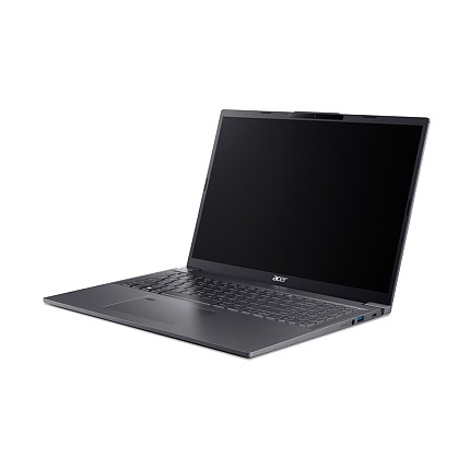 Acer Aspire 16, A16-71M-70ER,Intel Core Ultra 7 155H (up to 4.80GHz, 24MB), 16" WUXGA+ (2048x1280) OLED 120Hz, 400nit, 1*16GB DDR5X 4600MHz, 512GB PCIe NVMe SSD, Intel UMA, FHD Cam, WiFi 6E, BT 5.3, Backlit Kbd, No OS, Steel Gray