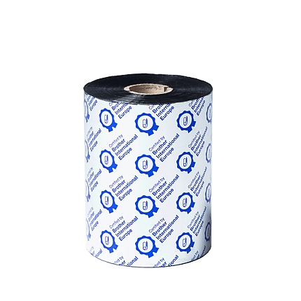 Brother Premium Wax/Resin black 110mm x 600m (PK OF 6)