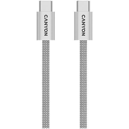 CANYON cable OnWire 60MG C-C 60W Magnet Braided 1m Light Grey