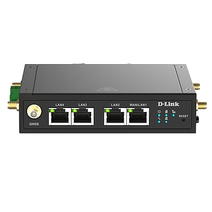 D-Link 4G M2M Router, 4x Fast Ethernet, Wi-Fi N300