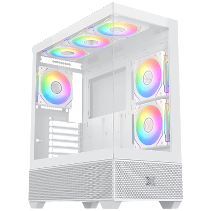 Alphard Arctic (WH,EATX,U3x1&U2x2,Front&Left TG,5PCS G20A Arctic Reverse&1PC G20A Arctic,ARGB Remote Control Box)