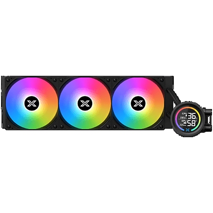 LK 360 Digital (BK AIO,Digital LCD Pump Head & 360mm PWM Fan,Mini ARGB Controller,Intel & AMD Mounting Kit)