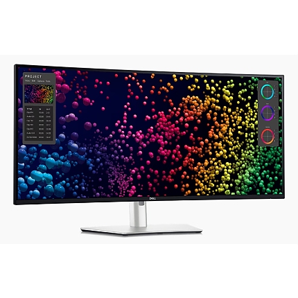 Dell U4025QW, 39.7" 5K UtraSharp Curved WUHD (5120x2160), AG, IPS, 21:9, 5ms, 1000:1, 600 cd/m2, DCI-P3 99%, HDMI, DP, HDR600, USB Hub, Thunderbolt 4/USB-C, USB 3.2, RJ45, Speacers, PbP,  Height Adjustable, Swivel, Tilt, Black