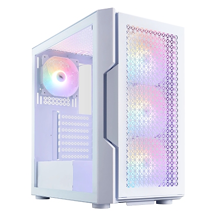 1stPlayer кутия Case ATX - TRILOBITE T7 White - 4 fans included
