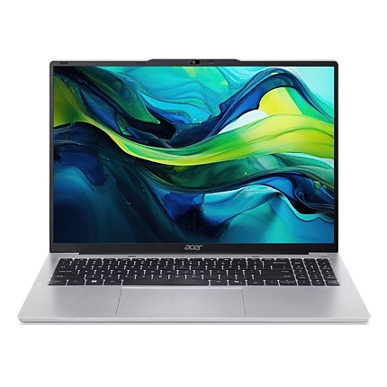 Acer Aspire Lite 16, AL16-52P-50A8, i5 1334U (up to 4.60GHz, 12MB), 16" WUXGA (1920 x 1200)IPS, 1*16GB DDR5 4800MHz (1 slot free), 512GB PCIe NVMe SSD, Intel Iris Xe Graphics, 2.0MP FHD Cam, Wi-Fi 6AX201+BT 5.1, No OS, Silver