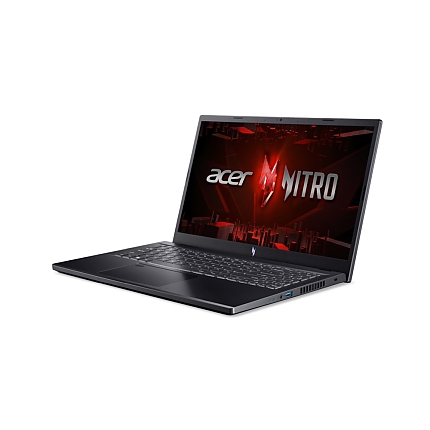 Acer Nitro V15, ANV15-51-55D7, Intel Core i5-13420H ( up to 4.6GHz, 12MB) 15.6" FHD(1920x1080) IPS 165Hz, 1*16GB DDR5, 512GB PCIe NVMe SSD, GeForce RTX 4050 6GB GDDR6, INTEL 2X2 AX+BT, HD Cam, FP, KB Backlight, No OS, Black