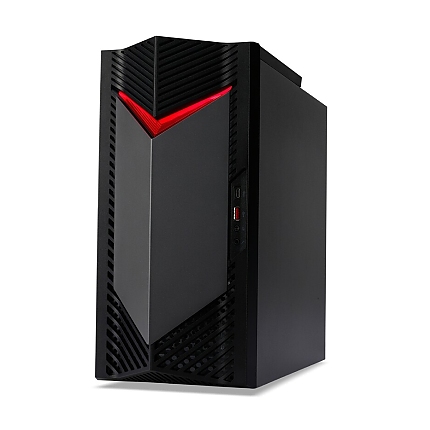 Acer Nitro N50-656, Intel Core i5-14400F, 32GB DDR5 5600MHz (2*16GB), 1024GB SSD PCI-e + 1*M.2 free, GeForce RTX 4060 8GB GDDR6, No DVD, 3*USB 3.2, Type-C, 4*USB.2.0, Mic.&Audio jacks, RG-45, GLAN, Wi-Fi AX&BT 5.0, 500W, No OS + Acer Nitro ED240QS3bmiipx