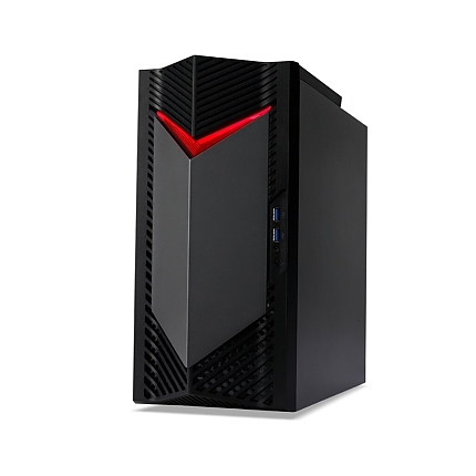 Acer Nitro N50-130, AMD Ryzen 5 7600, 32GB DDR5 4800MHz (2*16GB), 1024GB SSD PCI-e+1*M.2 free, NVIDIA GeForce RTX 4060 8GB GDDR6, No DVD, 5*USB 3.2 Type-C, 2*USB 2.0, Mic.&Audio jacks,RG-45,GLAN,Wi-Fi AX/6E&BT 5.0, 500W, No OS + Acer Nitro ED240QS3bmiipx