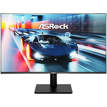 Asrock Gaming Monitor, 24.5 FHD(1920x1080) IPS, Anti-Glare, 120 Hz, 103 sRGB, 16:9, 1300:1, 300 nits, 178/178, 1ms (MPRT), Flicker-free, Tiltt Adjustment, 1x HDMI 1.4, 1x VGA, 3Y