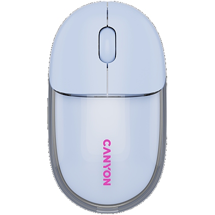 CANYON mouse OnClick 24 BT/ Wireless Transparent/Blue