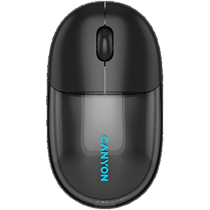 CANYON mouse OnClick 24 BT/ Wireless Transparent/Black