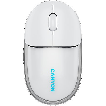 CANYON mouse OnClick 24 BT/ Wireless Transparent/White