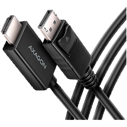 AXAGON RVD-HI20C2 DisplayPort - HDMI 2.0 cable 1.8m 4K/60Hz