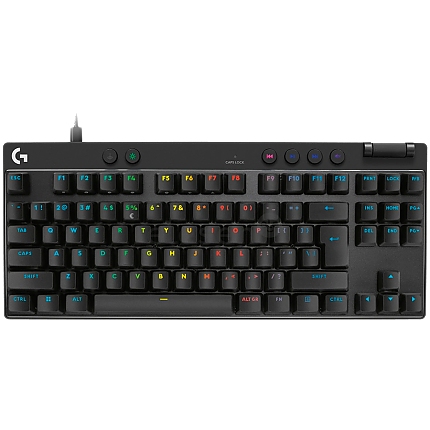 LOGITECH PRO X TKL RAPID Gaming Keyboard  - BLACK - US INT'L - USB - EMEA28i-935 - LINEAR