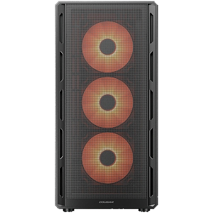 COUGAR AIRFACE PURE PRO PC Case, Mid Tower, Black