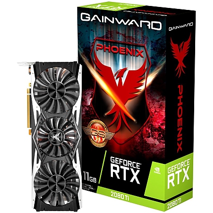 Gainward Video Card RTX 2080Ti PHOENIX GS 11GB 352B GDDR6 3*DP HDMI USB Type C