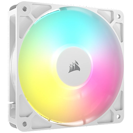 Corsair RS120 ARGB White, 120mm ARGB Fan, Single Pack
