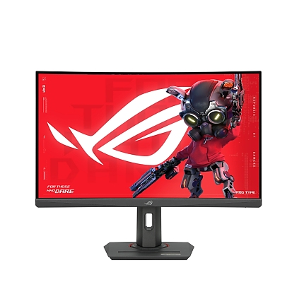 Asus ROG Strix XG27WCMS Gaming Monitor ,27" 2K (2560x1440), Curved, 280Hz (Overclock), 1ms (GTG), Extreme Low Motion Blur Sync, USB Type-C, FreeSync Premium, DisplayWidget Center, tripod socket, HDR, USB Type-C, Black