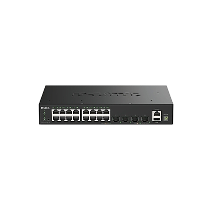 D-Link 16 Ports GE + 4 Ports 10G SFP+ Smart Managed Switch