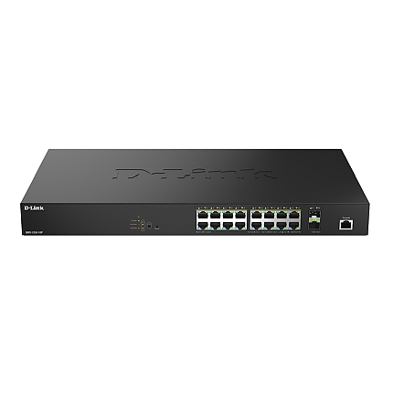 D-Link 16 Ports 2.5Gbps PoE(90W)+ 2 Ports 10G SFP+ Smart Managed Switch