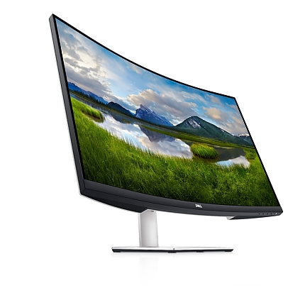 Dell S3221QS, 32" Curved 4K AG, VA, 4ms, 3000:1, 300 cd/m2, UHD (3840x2160),  AMD Radeon FreeSync, 99% sRGB, HDMI, DP, USB 3.0 hub, Speakers,  Audio Line-out, Height Adjustable, Tilt, Black