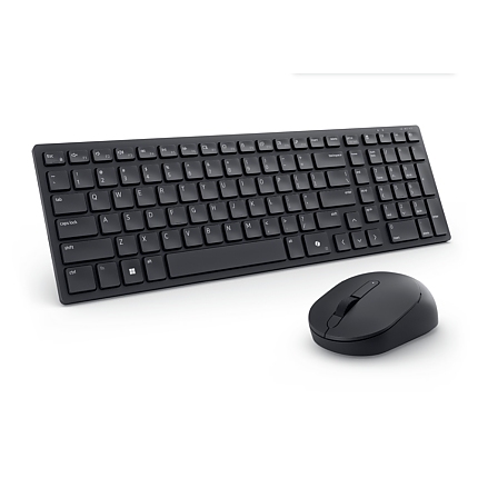 Dell Pro Compact Silent Keyboard and Mouse - KM555 - US International (QWERTY)