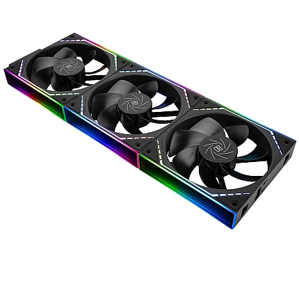 Thermalright Комплект вентилатори Fan Pack 3-in-1 3x120mm - TL-M12QR x 3 - Reverse, Infinity Mirror, Daisy-Chain, A-RGB