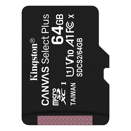 64GB SDMIC KINGST SEL+/W/O ADA
