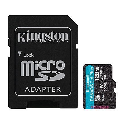128GB SDMIC KINGST CANVAS GO+
