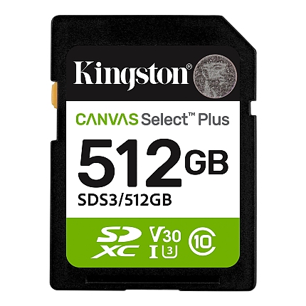 512G SD KINGST CANVAS SEL+ G3