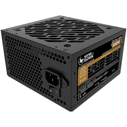 Super Flower Zillion DB Bronze 850W ATX 2.4, 80 Plus Bronze, Flat Black Cables, 120mm Fan, 140mmx150mmx86mm, 3 Year Warranty