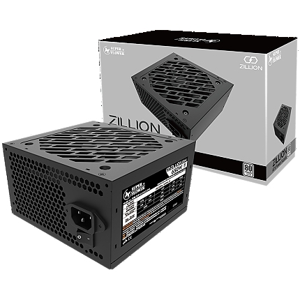 Super Flower Zillion DW White 650W ATX 2.4, 80 Plus White, Flat Black Cables, 120mm Fan, 140mmx150mmx86mm, 2 Year Warranty