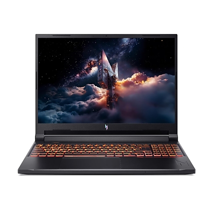 Acer Nitro V16 AI, ANV16-42-R8RP, AMD Ryzen 7 260 (8C/16T, up to 5.10 GHz, 24MB), 16" WQXGA (1920x1200)IPS 180Hz, 1*16GB DDR5 (1 slot free),  1024GB PCIe NVMe SSD, GeForce RTX 5060 8GB GDDR7 630 AI TOPS, WiFi 802.11e, MicroSD, BT 5.3, No Os, Black
