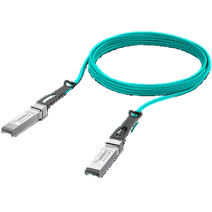 Ubiquiti UACC-AOC-SFP10-5M 10G Long-Range Direct Attach Cable, Supported data rates: 10 / 1 Gbps, Compatible with SFP+ and SFP interfaces