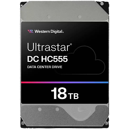 HDD Server WD/HGST ULTRASTAR DC HC555 (3.5’’, 18TB, 512MB, 7200RPM, SATA 6Gb/s, 512E SE NP3) SKU: 0B48723