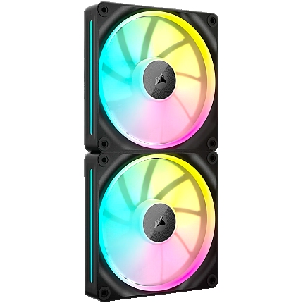 CORSAIR LX RGB Series, iCUE LINK LX140 RGB, 140mm RGB Fan, Dual Fan Kit