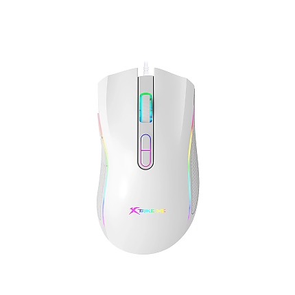 Xtrike ME Геймърска мишка Gaming Mouse GM-314 White - 7200dpi, RGB