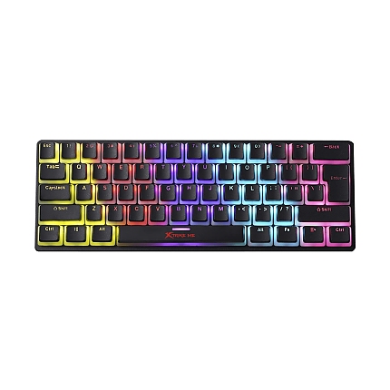 Xtrike ME геймърска механична клавиатура Gaming Mechanical keyboard 61 keys TKL - GK-985P - BLUE switches
