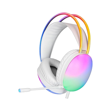 Xtrike ME геймърски слушалки Gaming Headphones GH-511 - 50mm, RGB, White