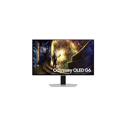 Monitor Gaming Samsung Odyssey LS27DG610SUXEN G6, 27" 2560x1440 16:9 OLED 240Hz, 0.03 ms, 250 cd/m2, 1m:1, 2xHDMI, 1xDisplayPort, 3.5mm audio jack, USB Hub, Height Adj, Tilt, Swivel, Pivot, 2Y