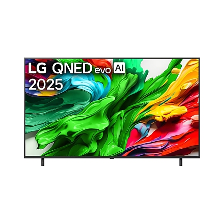 LG 65QNED85A3C, 65" 4K QNED HDR Smart TV, 3840x2160, 120Hz Native (VRR 144Hz), DVB-T2/C/S2, Alpha 8 AI, HDR 10 PRO, webOS 25 ThinQ, 4K Upscaling, WiFi 6, Dolby Vision, FreeSync, Google Cast, Bluetooth 5.3, AirPlay 2, LAN, CI, HDMI, SPDIF, 2 pole Stand