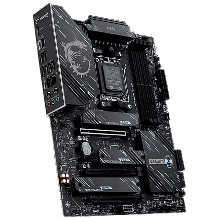 MSI X870E GAMING PLUS WIFI, ATX, Socket AM5, 4x DDR5 Dual Channel DDR5 up to 8200(OC)MHz, 3x PCIe x16 slot, 3x M.2 slot, 4x USB 2.0, 2x USB 5Gbps, 2x USB 10Gbps, 1x 20Gbps Type-C, 1x 40Gbps Type-C, HDMI, 7.1 HD Audio, 5G LAN, WiFI 7, BT, 3Y