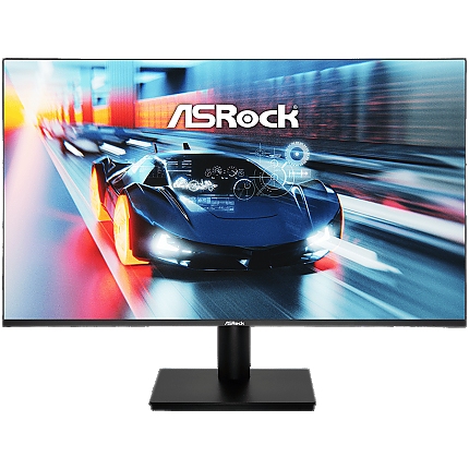 Asrock CL27FFA Gaming Monitor, 27" FHD (1920x1080) IPS, Anti-Glare, 120 Hz, 16:9, 1500:1, 300 nits, Wide 178-Degree Viewing Angles, 1ms (MPRT), Flicker-free, Tiltt Adjustment, VESA, 1x HDMI 1.4, 1x VGA, 3Y
